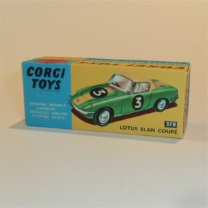 Corgi Toys 319 Lotus Elan Hardtop Coupe Repro Box
