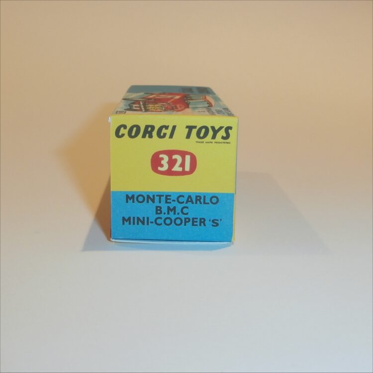 Corgi Toys 321 Monte-Carlo Mini Cooper #52 Repro Box