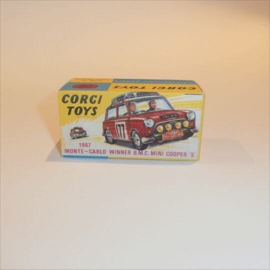 Corgi Toys 339 Mini Cooper Monte Carlo #177 Repro Box