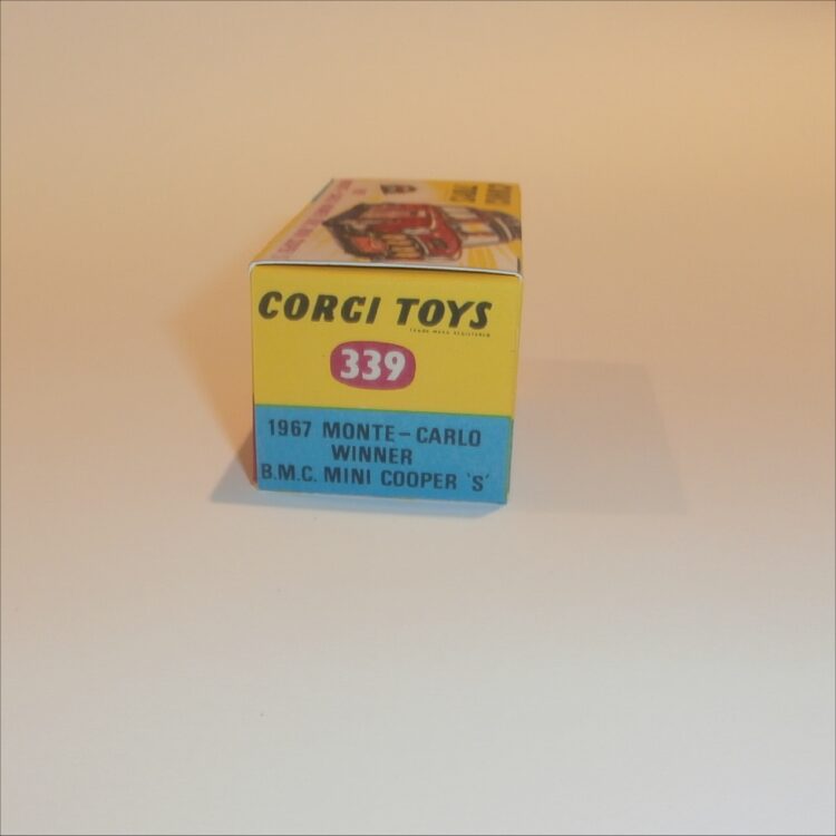 Corgi Toys 339 Mini Cooper Monte Carlo #177 Repro Box