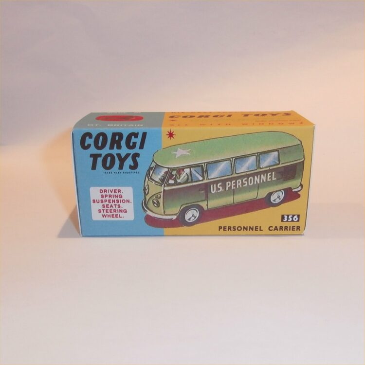 Corgi Toys 356 Volkswagen Military Personnel Carrier VW Repro Box