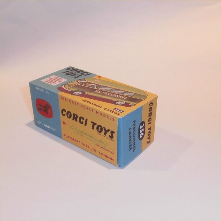 Corgi Toys 356 Volkswagen Military Personnel Carrier VW Repro Box