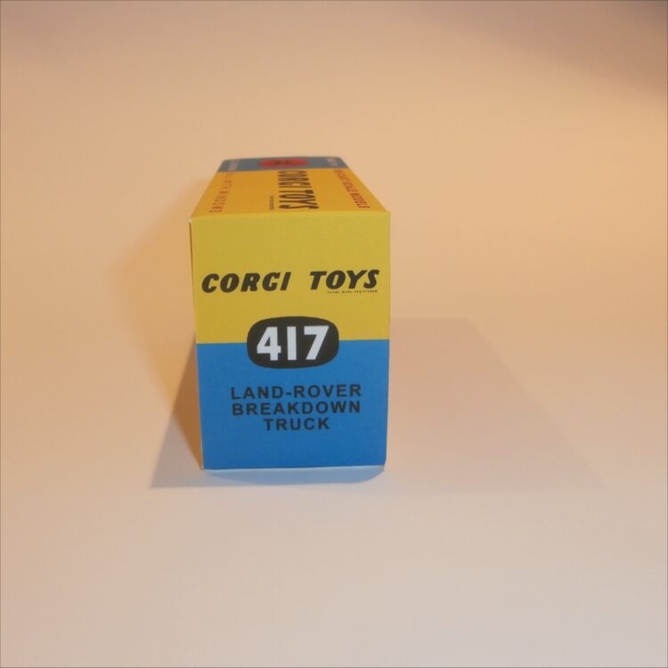 Corgi Toys 417 Land Rover Breakdown Tow Truck Repro Box