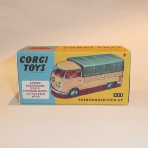 Corgi Toys 431 Volkswagen Pickup Truck VW with Canopy Repro Box