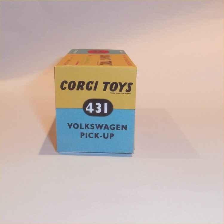 Corgi Toys 431 Volkswagen Pickup Truck VW with Canopy Repro Box