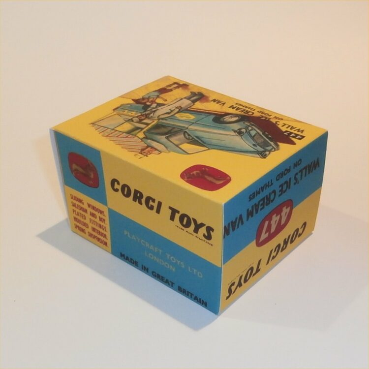 Corgi Toys 447 Ford Thames Walls Icecream Van Repro Outer Box