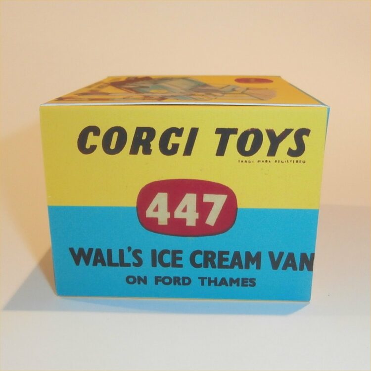 Corgi Toys 447 Ford Thames Walls Icecream Box with Tray and Figures
