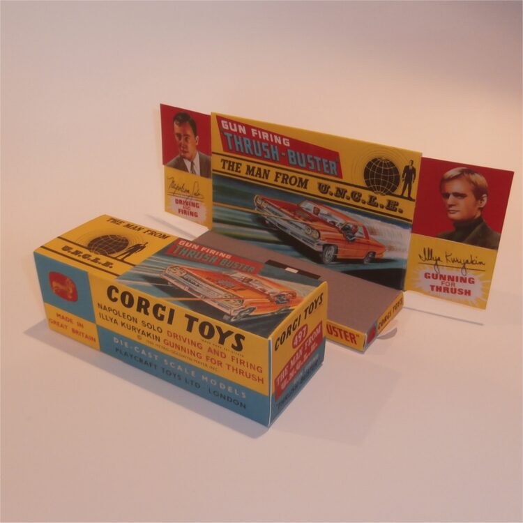 Corgi Toys 497 Oldsmobile Man from UNCLE Repro Box Set