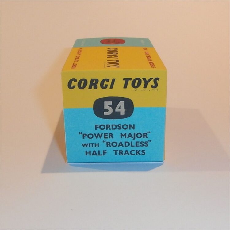Corgi Toys 54 Fordson Power Major Half-Track Tractor Repro Box