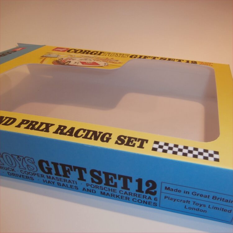 Corgi Toys Gift Set 12a Grand Prix Racing Set Empty Repro Box