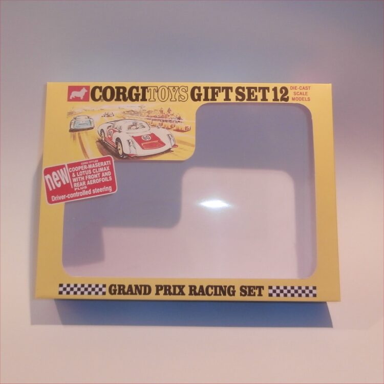 Corgi Toys Gift Set 12b Grand Prix Racing Set Empty Repro Box