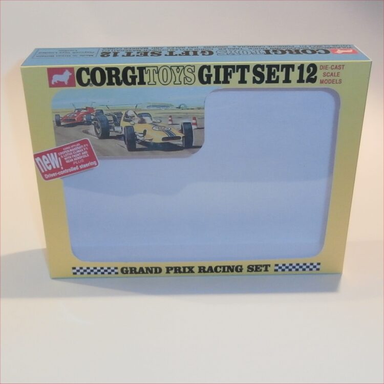 Corgi Toys Gift Set 12c Grand Prix Racing Set Empty Repro Box