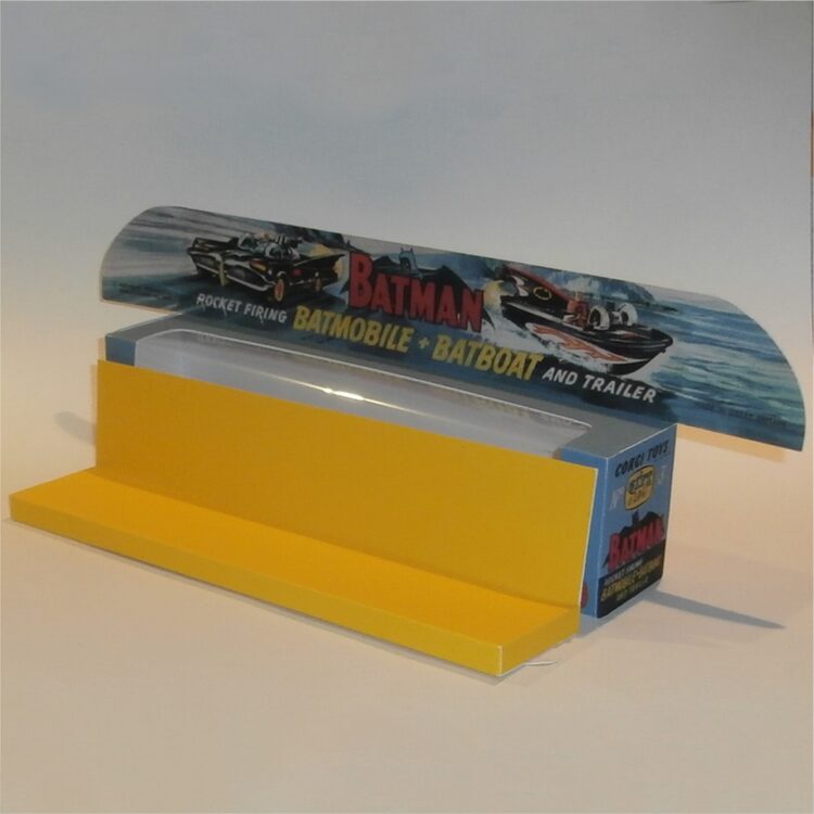 Corgi Toys Gift Set 3 Batman Batmobile & Batboat 1st Issue Repro Box w. Standard Tray