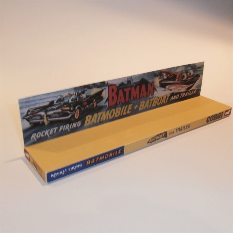 Corgi Toys Gift Set 3 Batman Batmobile & Batboat Picture Display Stand Box Insert Tray