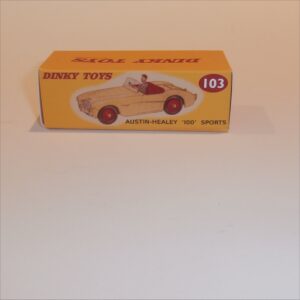 Dinky Toys 103 Austin Healey Sports - Cream - Repro Box