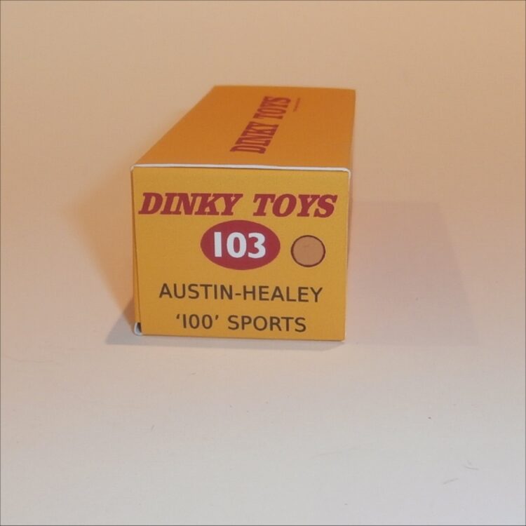 Dinky Toys 103 Austin Healey Sports - Cream - Repro Box