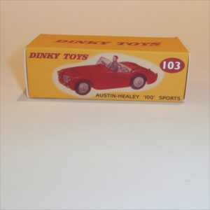 Dinky Toys 103 Austin Healey Sports - Red - Repro Box