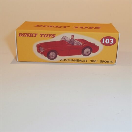 Dinky Toys 103 Austin Healey Sports - Red - Repro Box