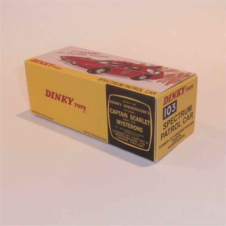 Dinky Toys 103 Spectrum Patrol Car Repro Box