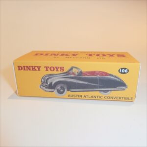 Dinky Toys 106 Austin Atlantic Coupe - Black - Repro Box