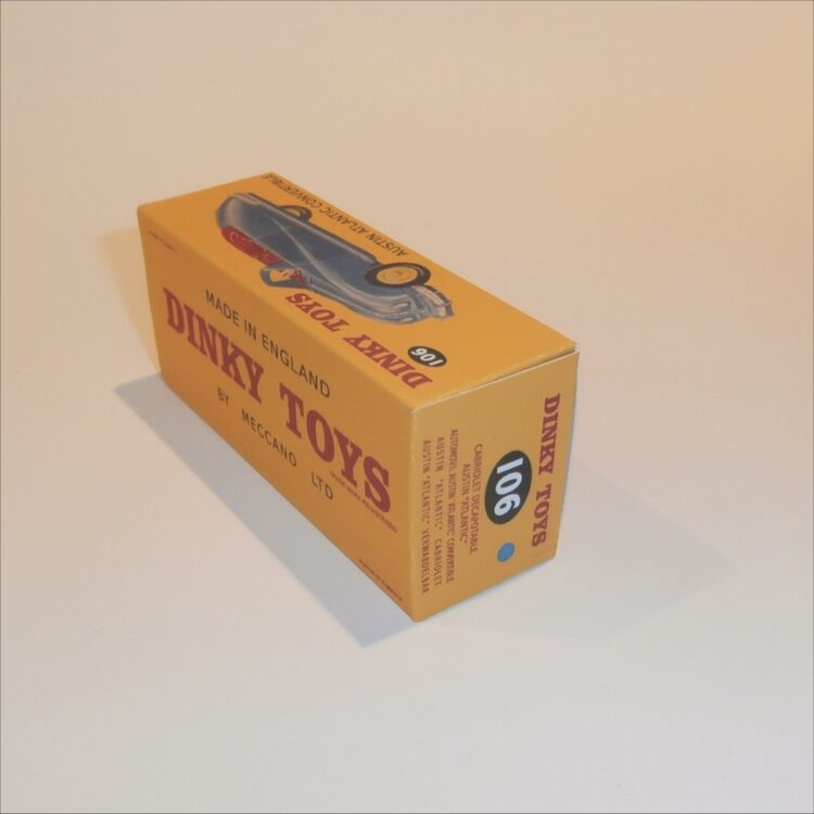 Dinky Toys 106 Austin Atlantic Coupe - Blue - Repro Box