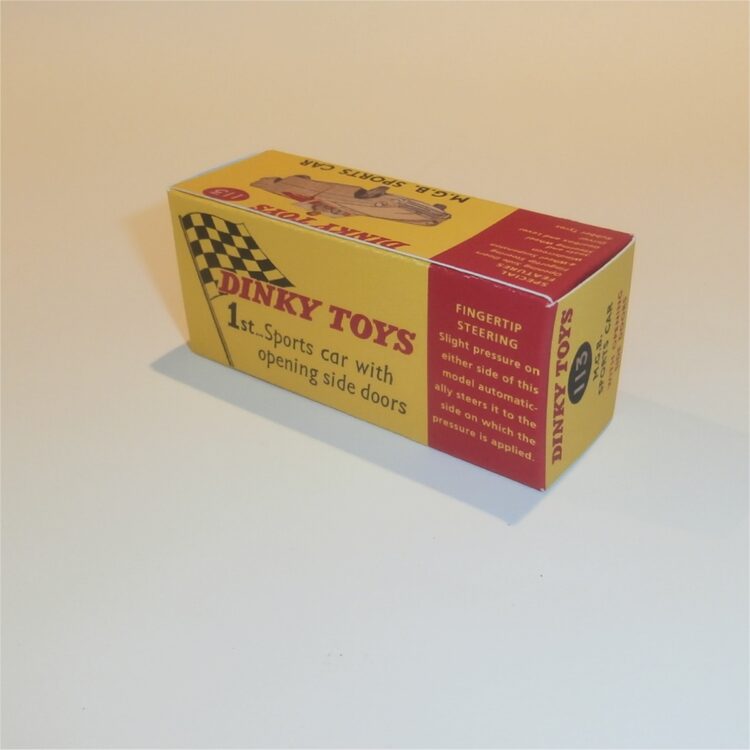 Dinky Toys 113 MGB Sports Car Repro Box