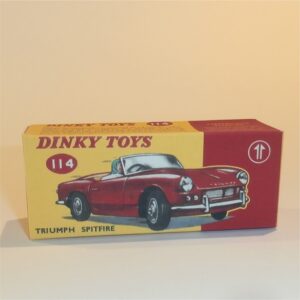 Dinky Toys 114 Triumph Spitfire Repro Box