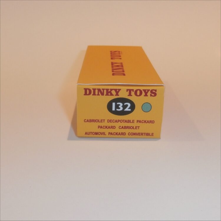 Dinky Toys 132 Packard Convertible - Green - Repro Box