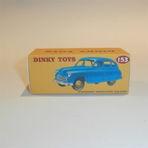 Dinky Toys 153 Standard Vanguard Saloon - Blue - Repro Box