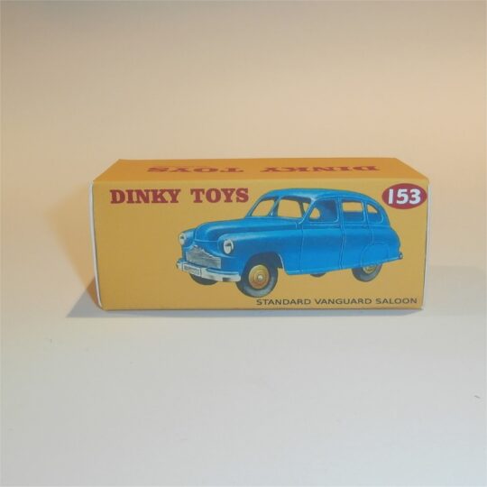 Dinky Toys 153 Standard Vanguard Saloon - Blue - Repro Box