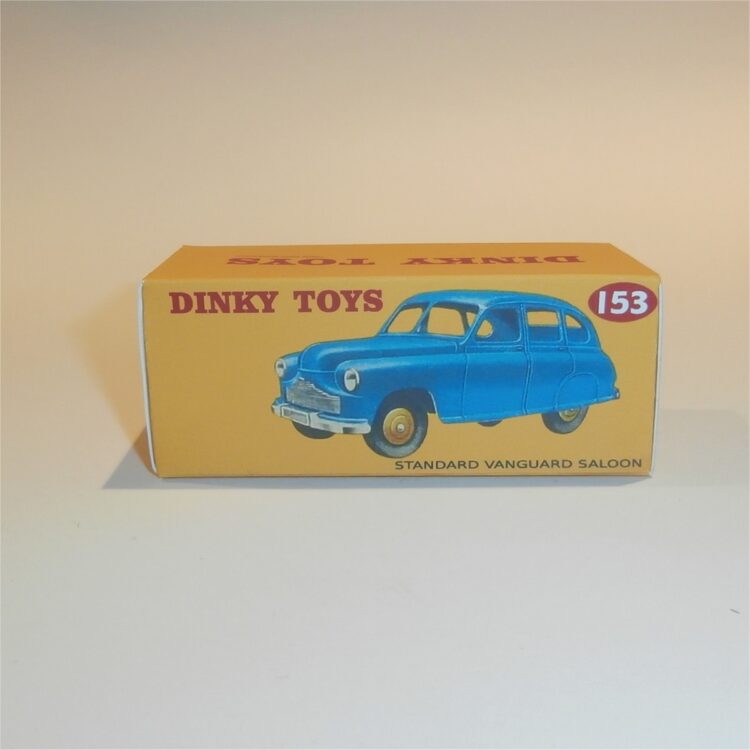 Dinky Toys 153 Standard Vanguard Saloon - Blue - Repro Box