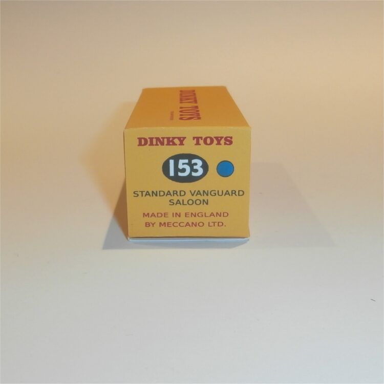 Dinky Toys 153 Standard Vanguard Saloon - Blue - Repro Box