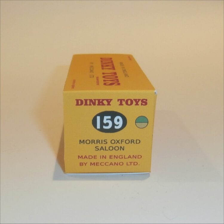 Dinky Toys 159 Morris Oxford Saloon - Green / Cream - Repro Box