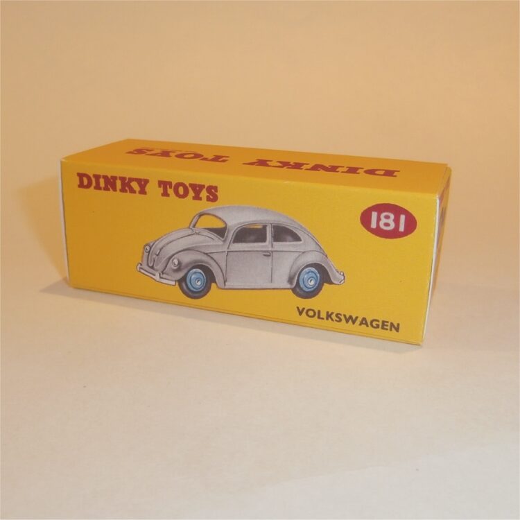 Dinky Toys 181 Volkswagen Sedan - Blue Repro Box