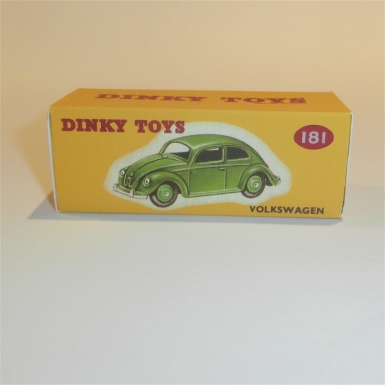 Dinky Toys 181 Volkswagen Sedan - Grey / Green Repro Box