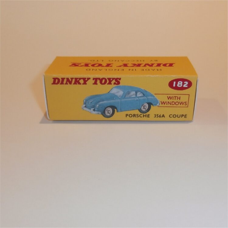 Dinky Toys 182 Porsche 356A Coupe Blue Repro Box