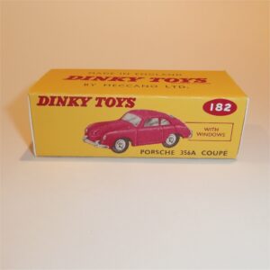 Dinky Toys 182 Porsche 356A Coupe Red Repro Box