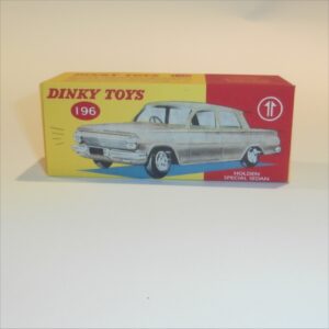 Dinky Toys 196 Holden Bronze Colour Sedan Repro Box