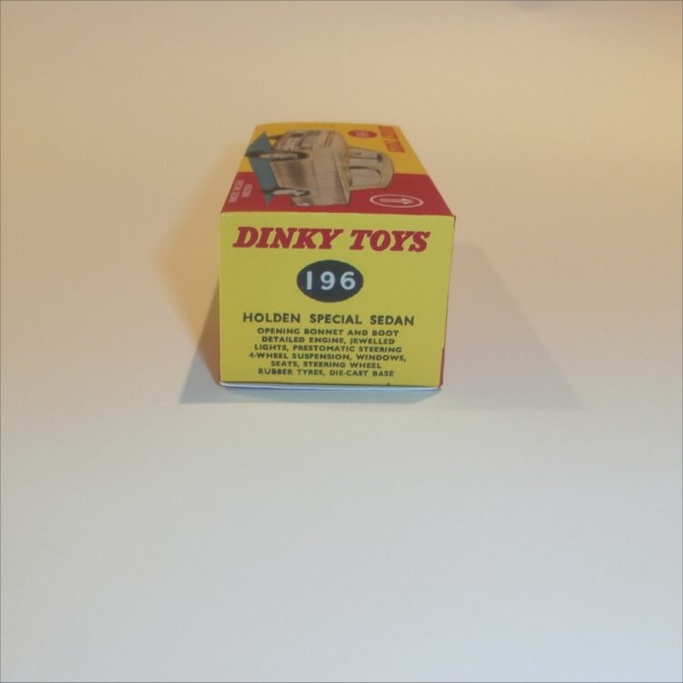 Dinky Toys 196 Holden Bronze Colour Sedan Repro Box