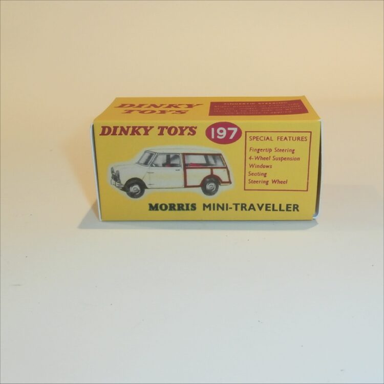 Dinky Toys 197 Morris Mini Traveller Repro Box