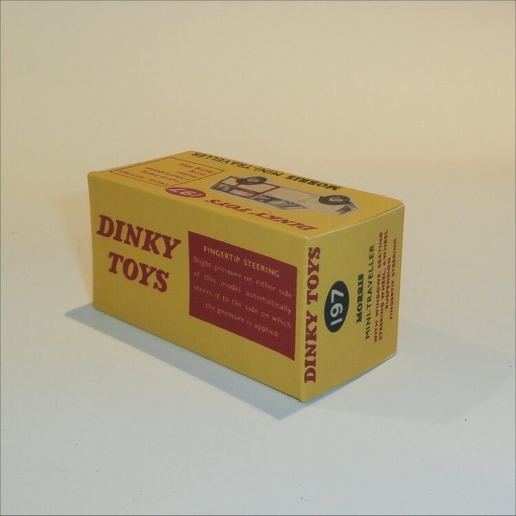 Dinky Toys 197 Morris Mini Traveller Repro Box