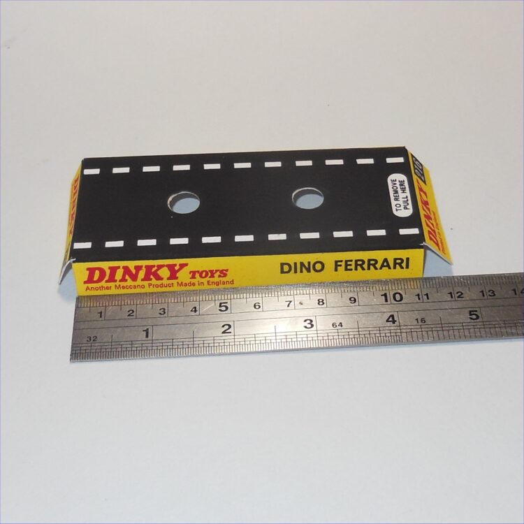 Dinky Toys 216 Dino Ferrari Repro Base Card