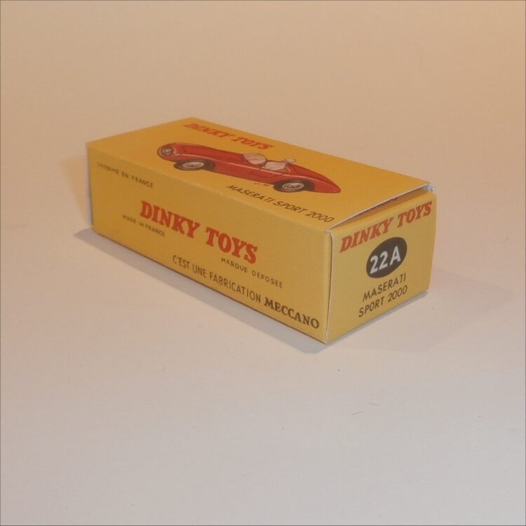 Dinky Toys 22A Maserati Sport 2000 Repro Box