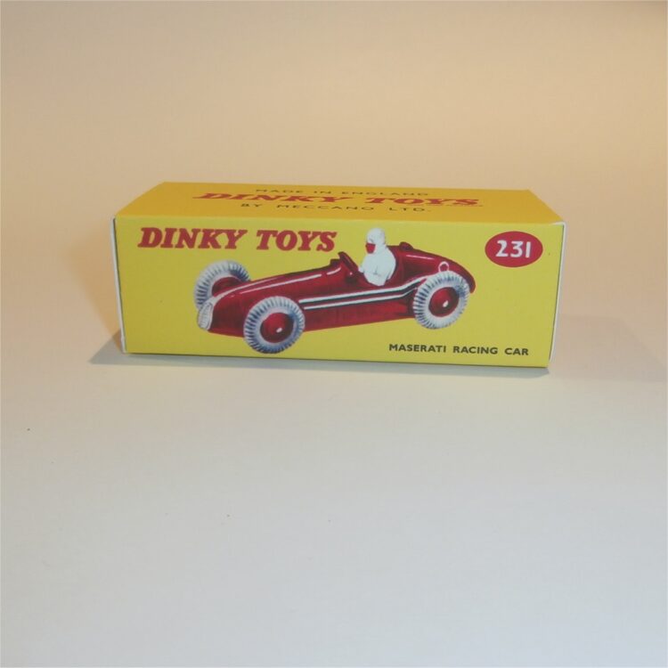 Dinky Toys 231 Maserati Racing Car Repro Box