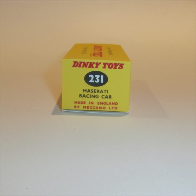 Dinky Toys 231 Maserati Racing Car Repro Box