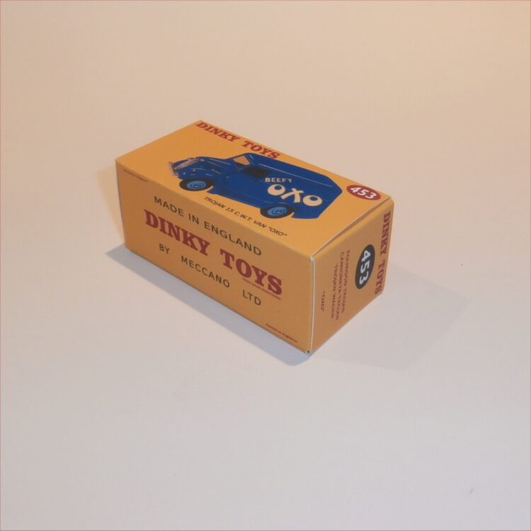 Dinky Toys 453 Trojan Van 'Oxo' Repro Box