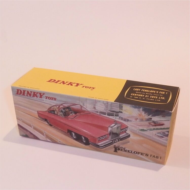 Dinky Toys 100 FAB1 Thunderbirds Lady Penelope Rolls Royce Repro Box