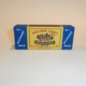 Matchbox Lesney Accessory A1a Esso Petrol Pumps B Style Repro Box