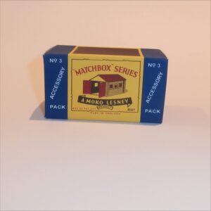 Matchbox Lesney Accessory Pack 3a Single Car Garage Empty B Style Repro Box