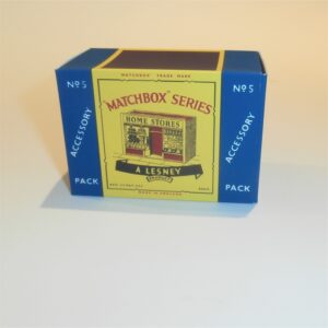 Matchbox Lesney Accessory Pack 5a Home Store Empty C Style Repro Box